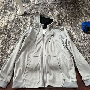 LG Gray and Black ColdGear Jacket